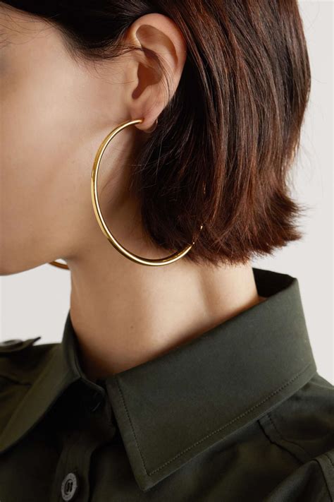 yves saint laurent hoop earrings|ysl earrings net a porter.